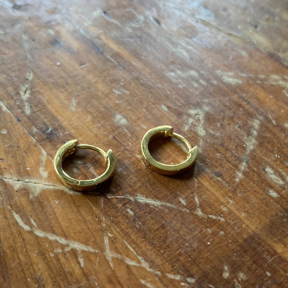 Madewell gold earrings
